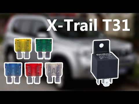 nissan x trail fuse box diagram