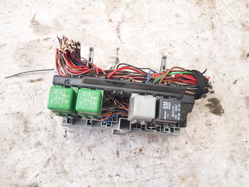 opel astra f fuse box diagram