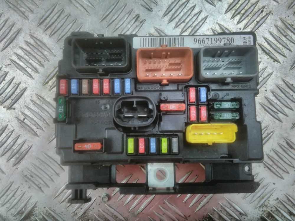 peugeot 207 fuse diagram