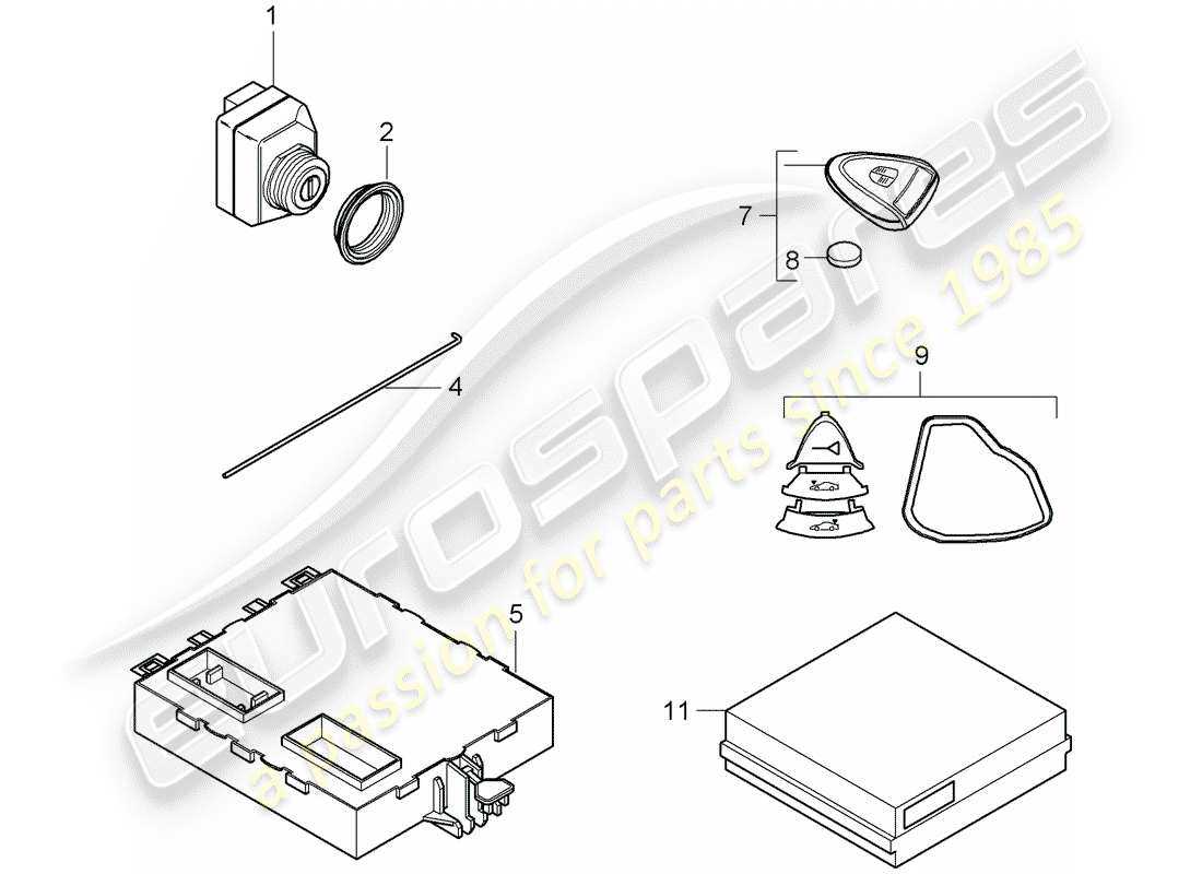 porsche 997.2 fuse box diagram
