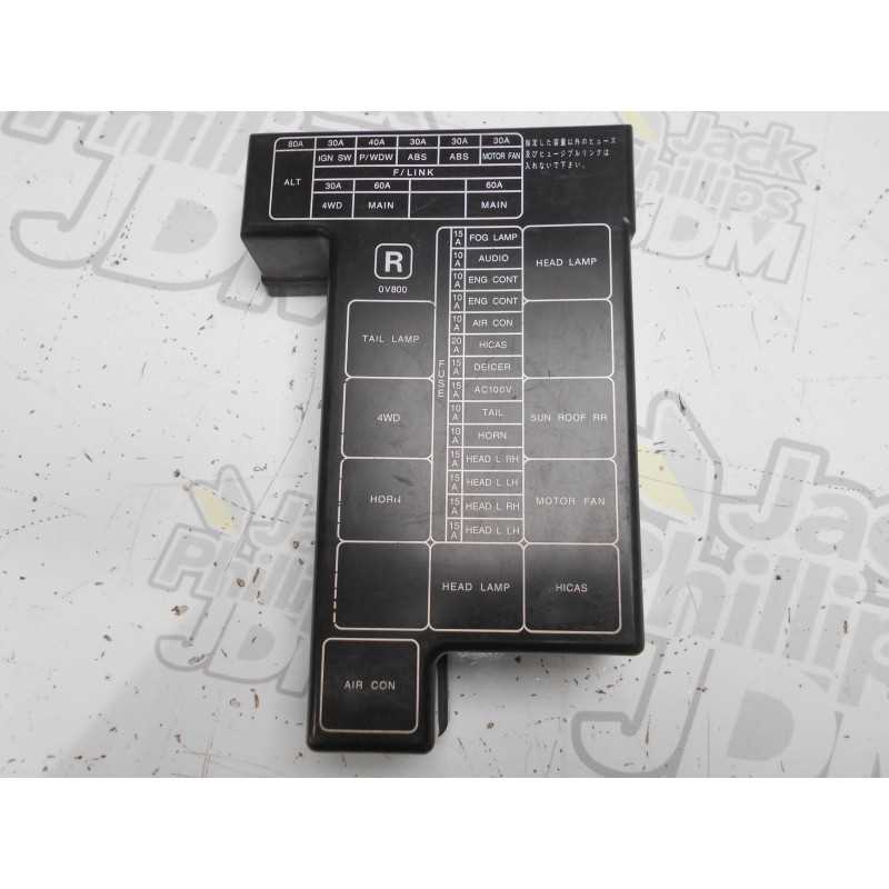 r34 fuse box diagram