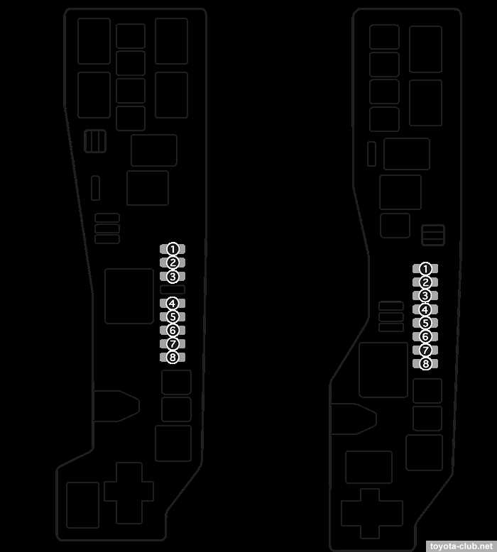 toyota corolla 2004 fuse box diagram