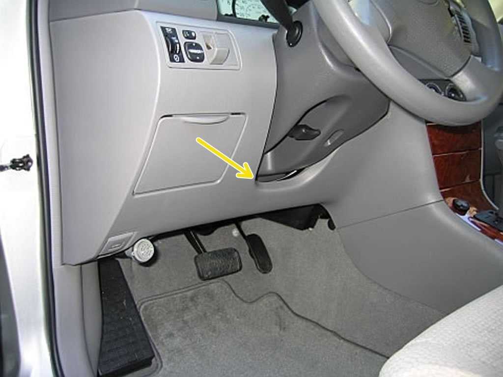 toyota corolla 2008 fuse box diagram