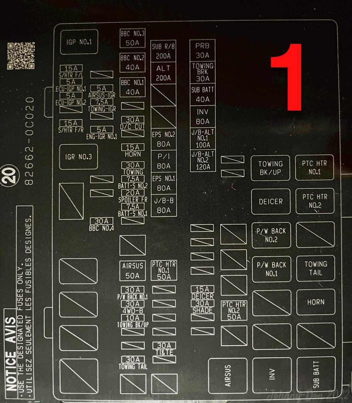 toyota corolla 2022 fuse box diagram