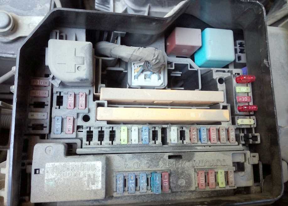 toyota highlander 2018 fuse box diagram
