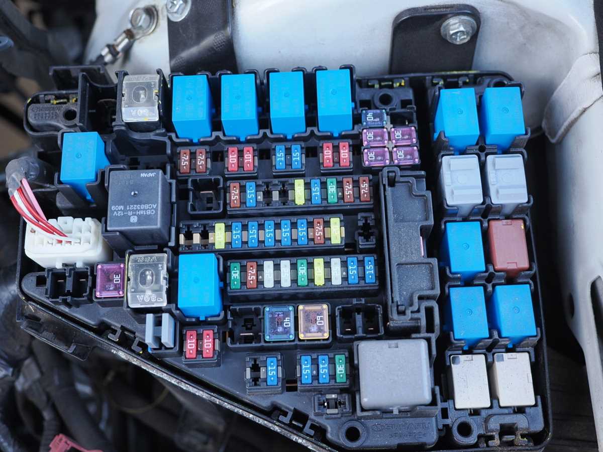 vehicle fuse box diagram