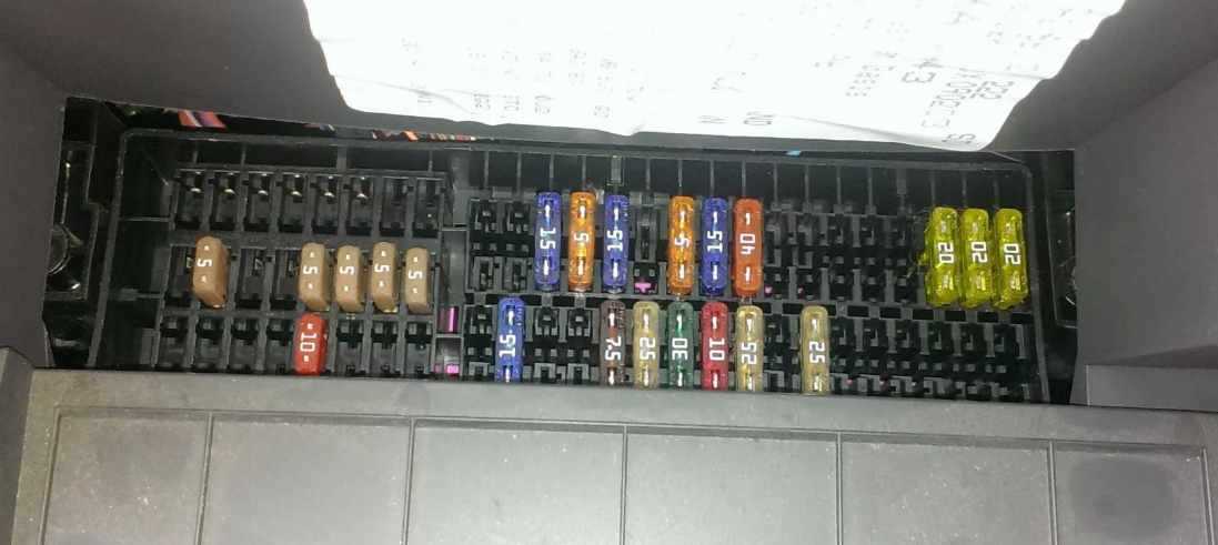 volkswagen caddy fuse box diagram