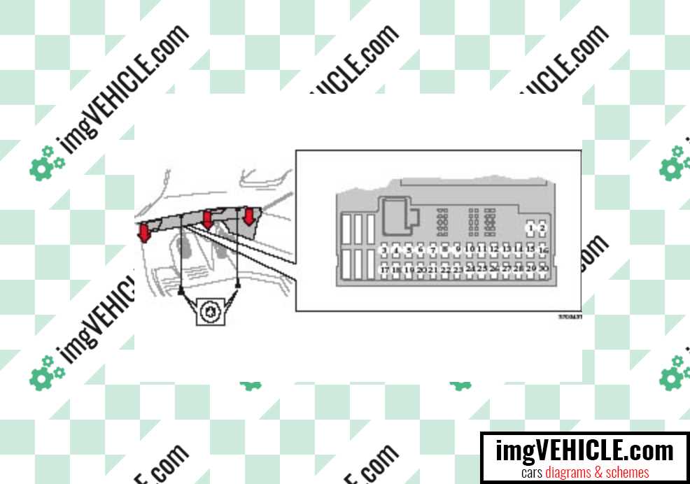 volvo v70 rear fuse box diagram