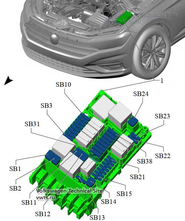 vw golf mk6 2011 fuse box diagram