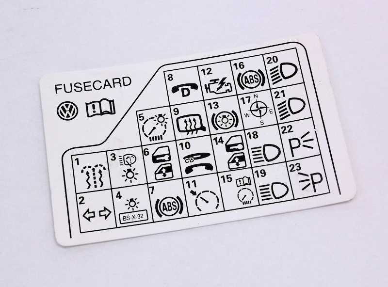 vw passat 2008 fuse box diagram