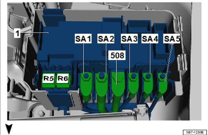 vw polo 2015 fuse box diagram