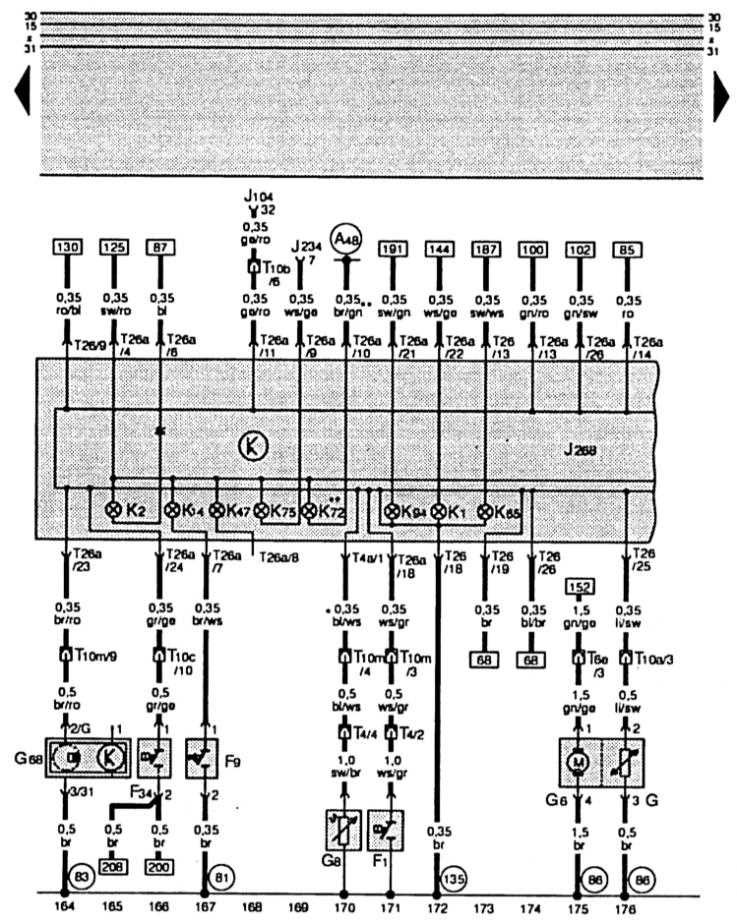 a4 b5 fuse diagram