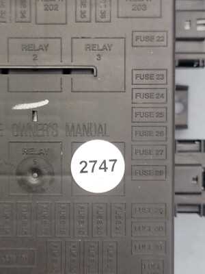 2003 lincoln aviator fuse diagram