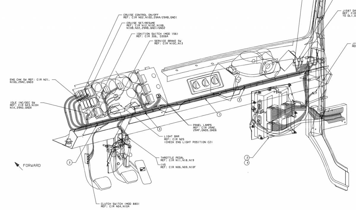 1994 freightliner fl80 fuse panel diagram