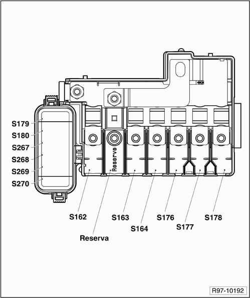 fox body fuse panel diagram