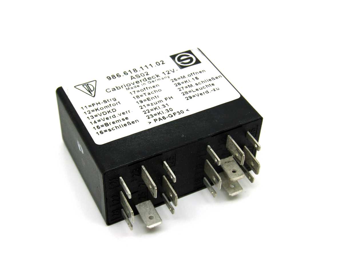 porsche boxster fuse box diagram