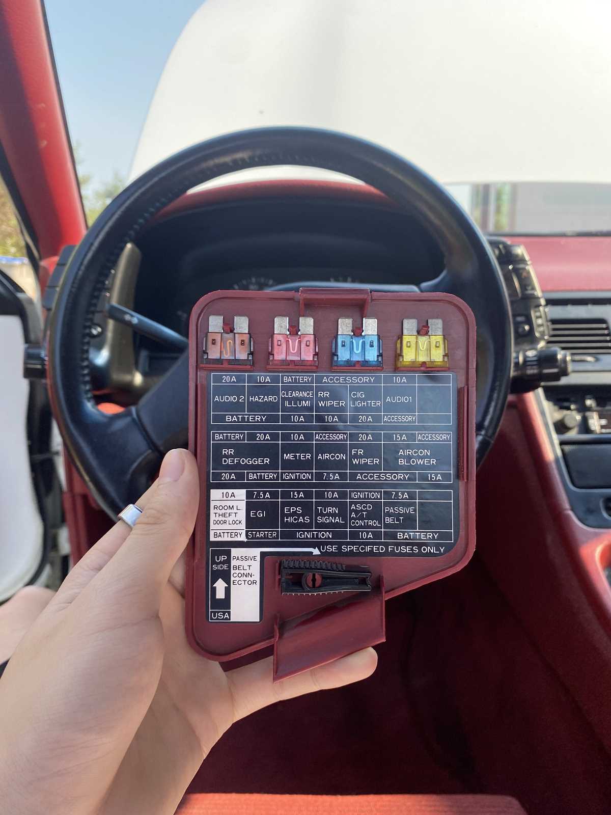 1988 nissan 300zx fuse diagram