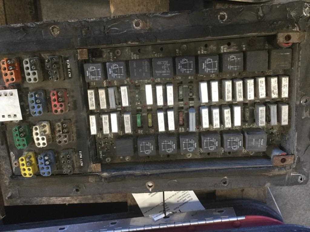 2000 kenworth t800 fuse panel diagram