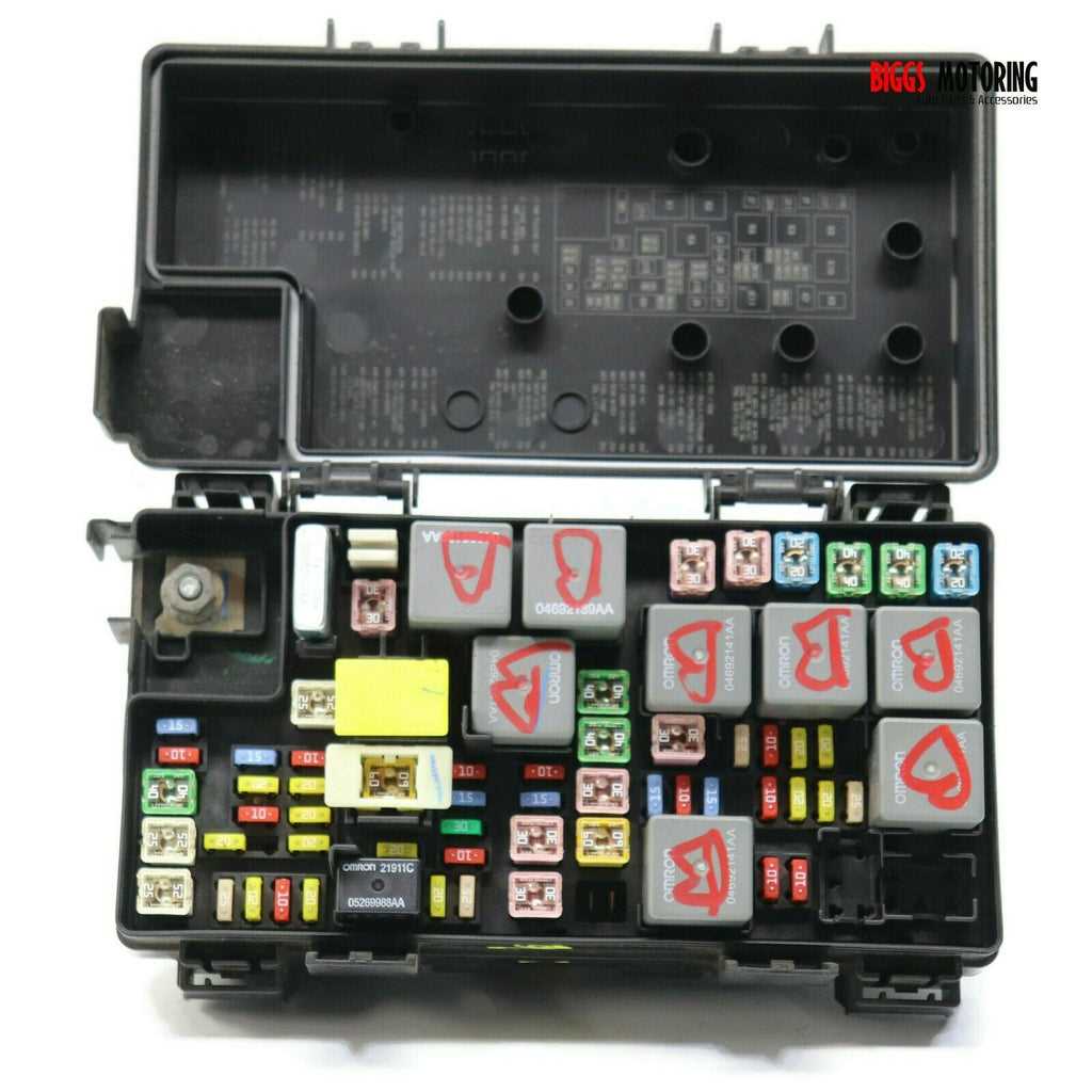 07 dodge nitro fuse box diagram