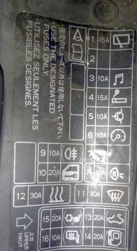 montero fuse box diagram