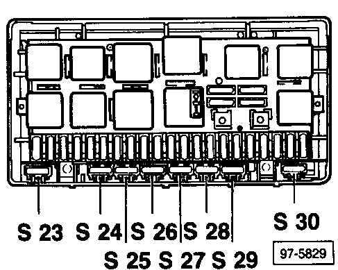 audi 80 fuse box diagram