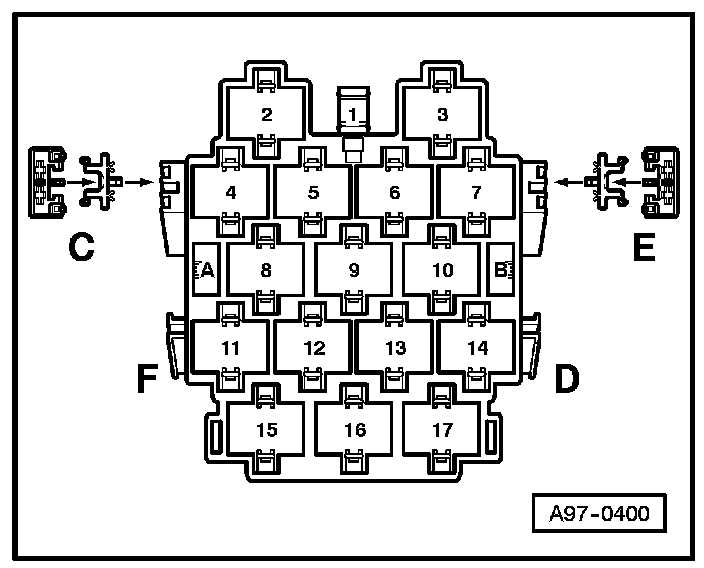 audi a4 2004 fuse box diagram