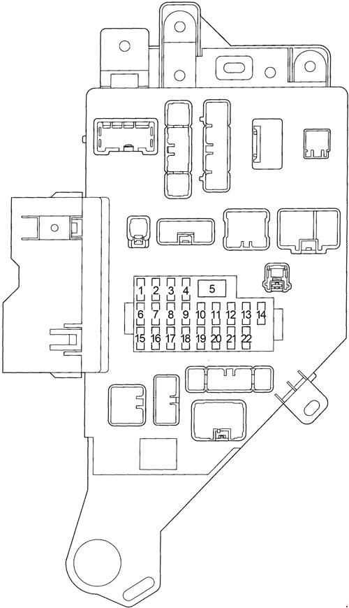 2006 lexus es330 fuse box diagram
