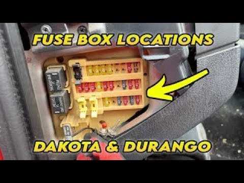 98 dodge ram fuse panel diagram