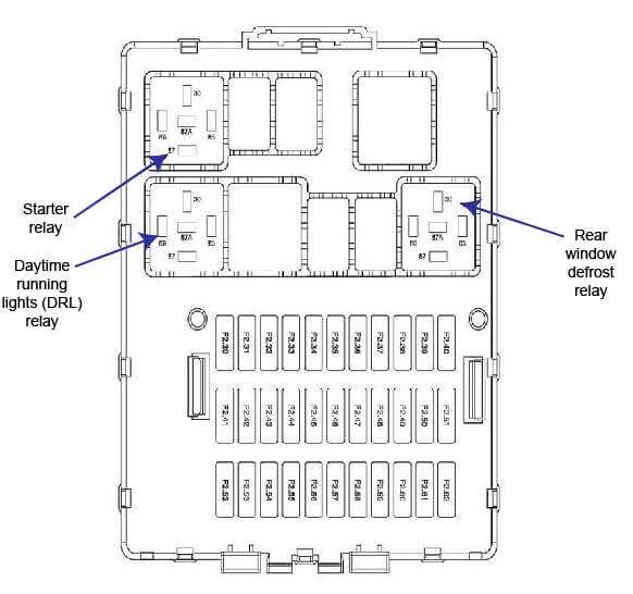 2007 ford focus engine fuse box diagram