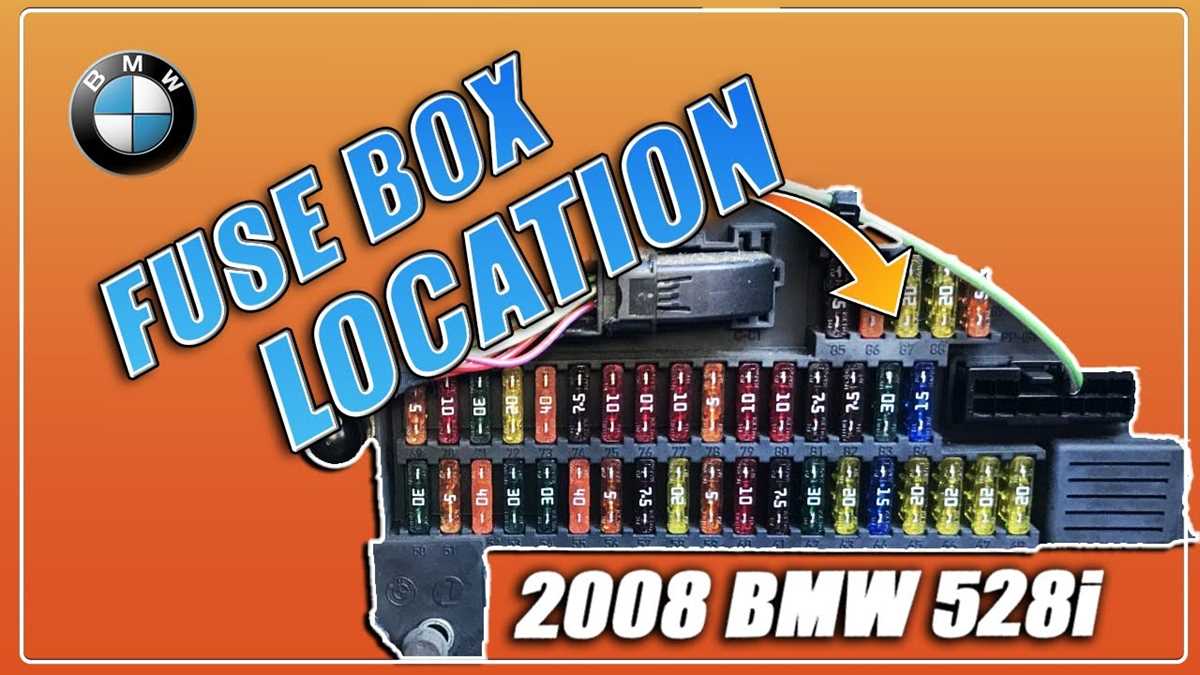 bmw 525i fuse diagram