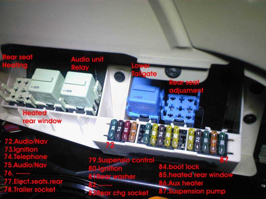 bmw e53 fuse diagram