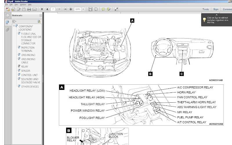 07 galant fuse diagram