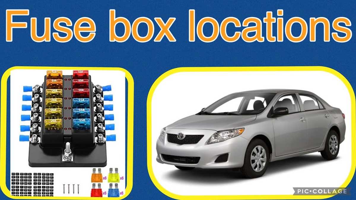 fuse box 2010 toyota corolla fuse diagram