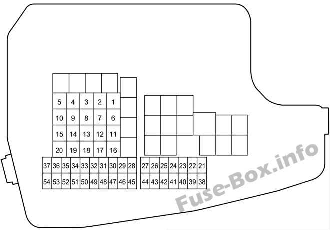 mazda 3 2013 fuse box diagram