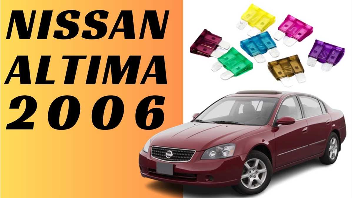 2005 nissan altima under hood fuse box diagram