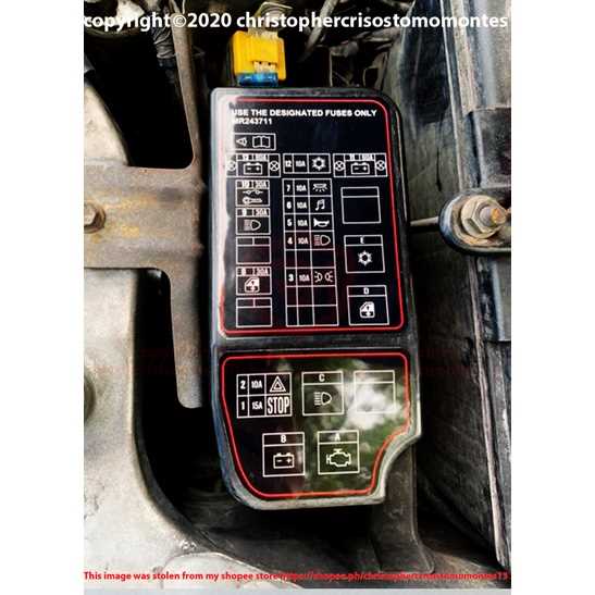 mitsubishi adventure fuse box diagram