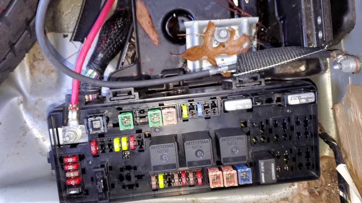 chrysler 300 fuse box diagram 2006