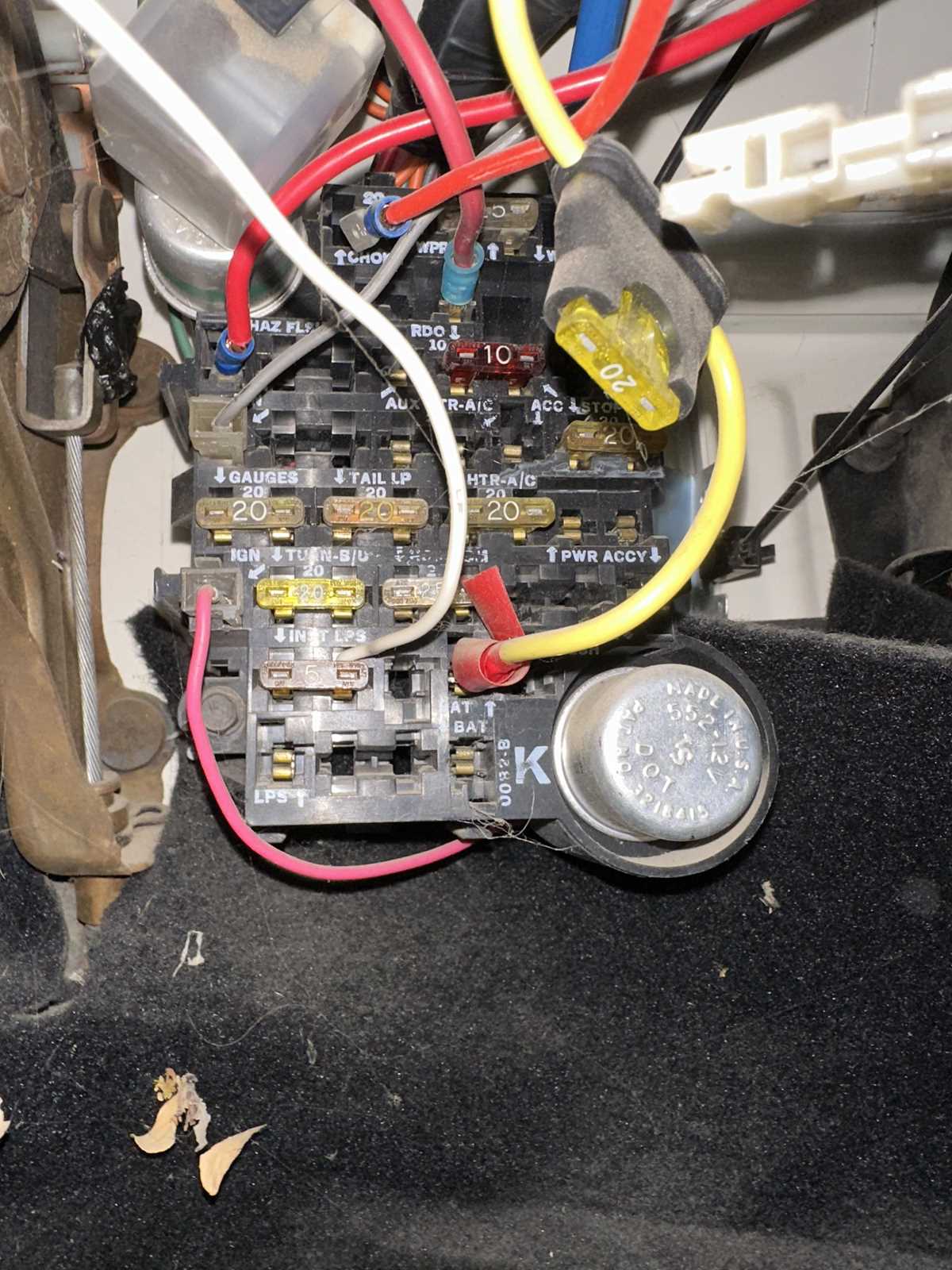 1978 chevy truck fuse box diagram