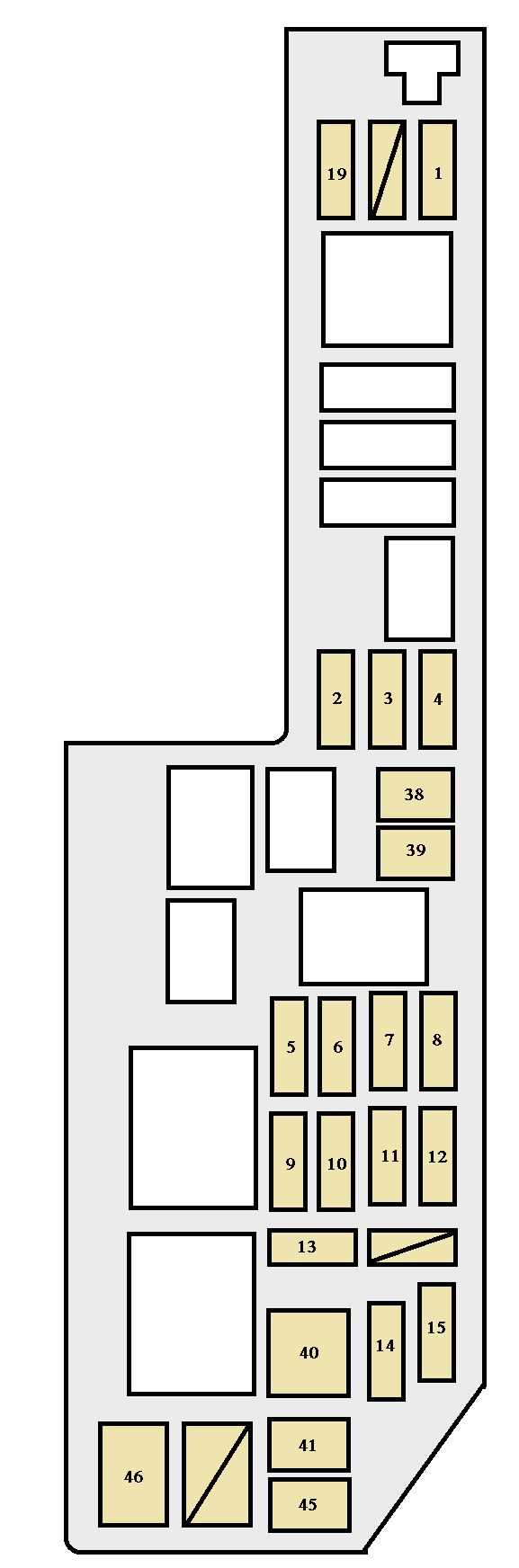 toyota camry 2016 fuse box diagram