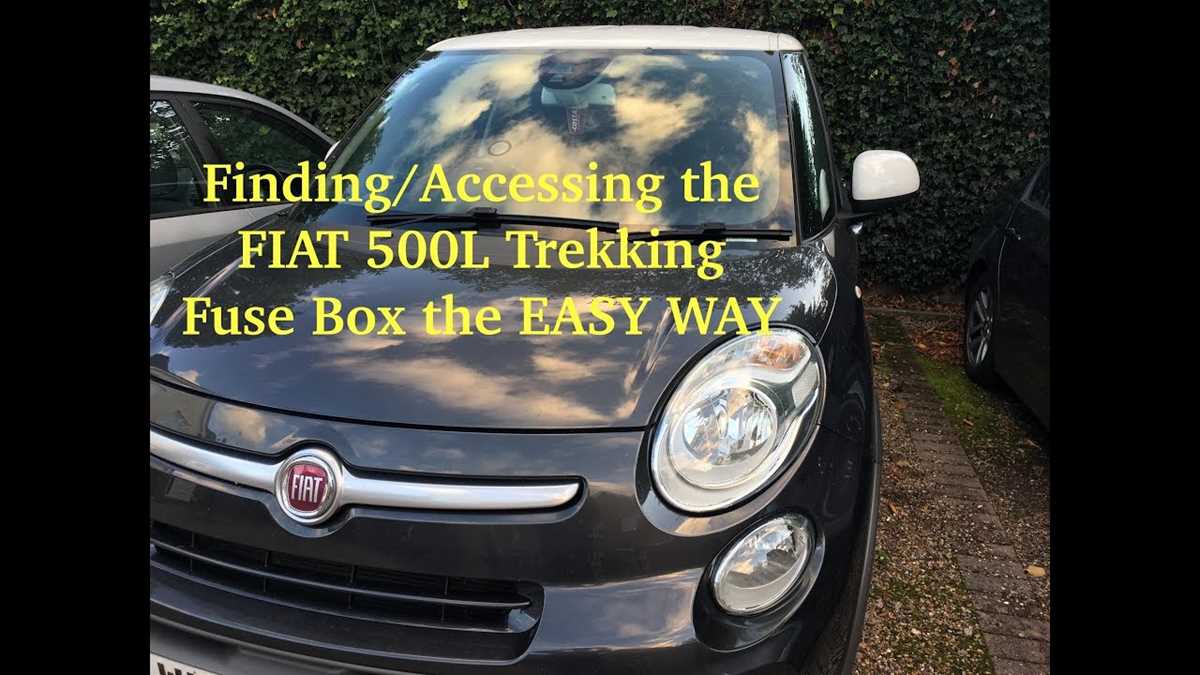 2014 fiat 500l interior fuse box diagram