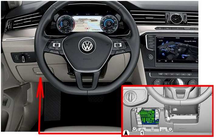 2017 vw passat fuse box diagram under hood