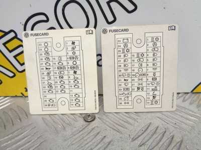 vw t4 fuse diagram