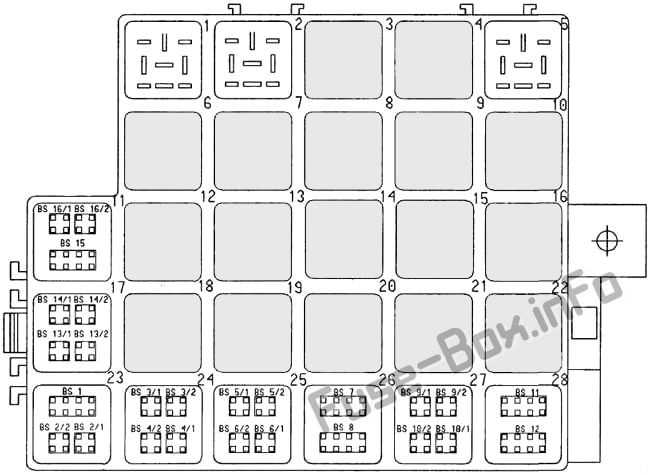 986 fuse diagram