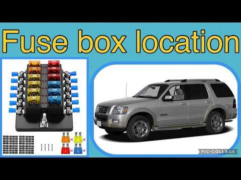 2008 ford explorer fuse panel diagram manual
