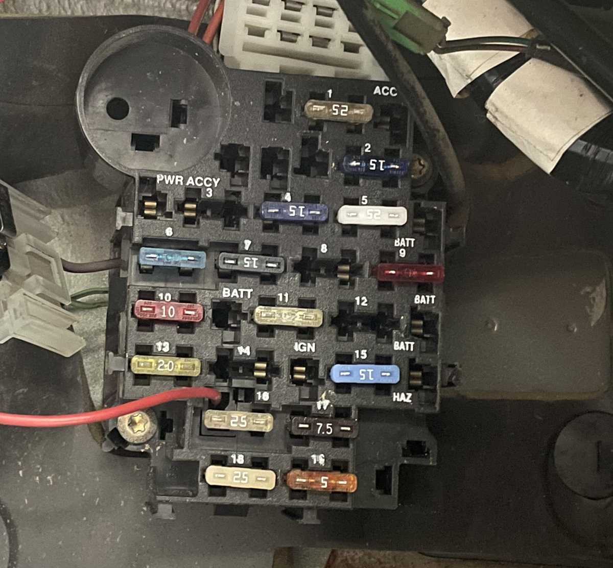96 jeep grand cherokee fuse panel diagram