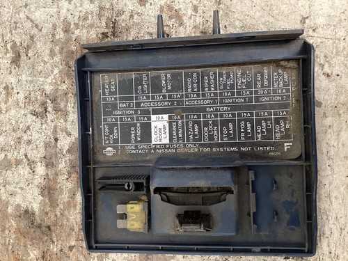 1986 nissan d21 fuse box diagram