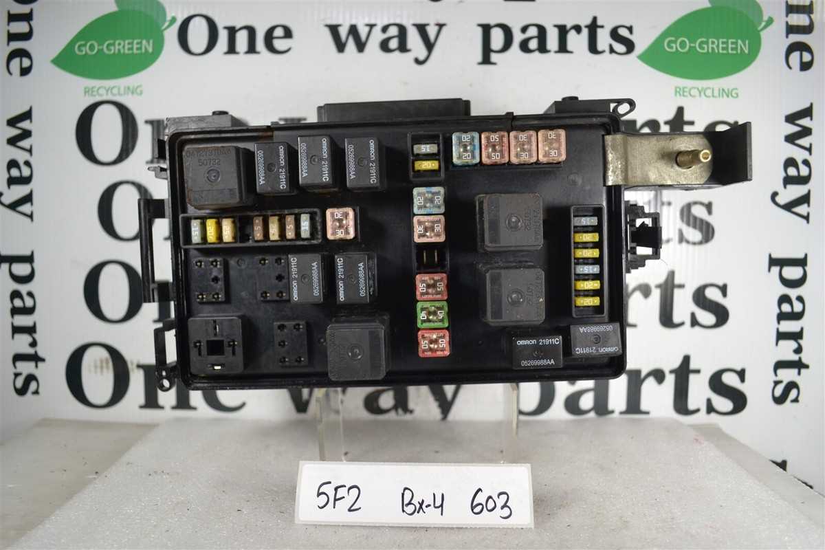05 dodge magnum interior fuse box diagram