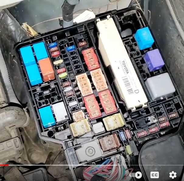 2011 sienna fuse box diagram