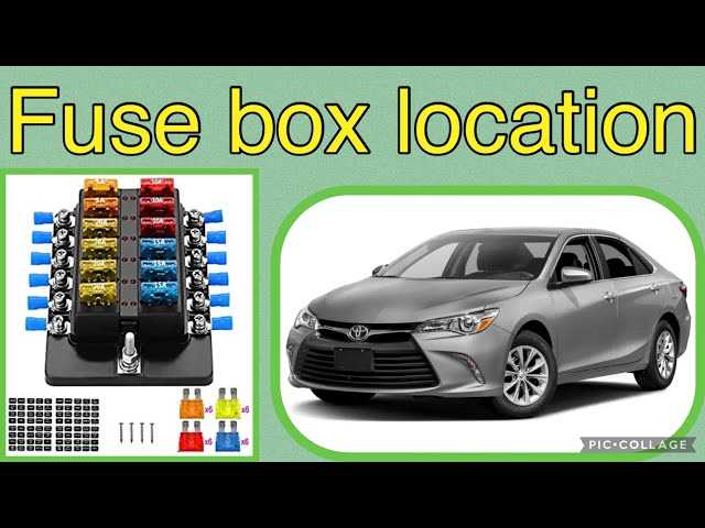 2017 toyota camry se fuse box diagram