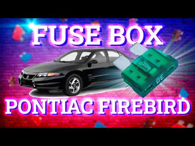 1987 pontiac grand am fuse box diagram